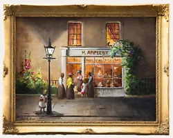 Buy Deborah Jones (b.1922) - Framed 20th Century Oil, H. Appleby Tea Rooms • 246£