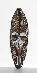 Buy African Or Oceanic Objects, White Heart Face (27), Hand-Carved And Painted Mask • 1,195.50£
