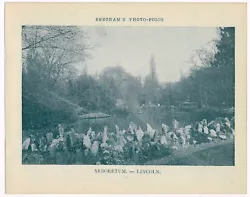 Buy Arboretum Lincoln Antique Print Picture Victorian 1900 BPF#996 • 2.99£