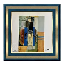 Buy Pablo Picasso Vintage Signed Print (Violin, 1912) - Small Lithograph • 30.71£
