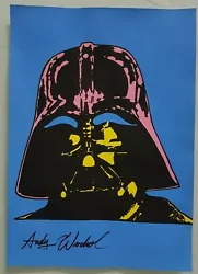 Buy Andy Warhol Hand Signed. 'darth Vader'. Watercolor On Paper. Pop Art • 24.86£