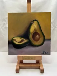Buy Avocados Oil Painting 8x8 Original Collectible Impressionism Signed • 4£