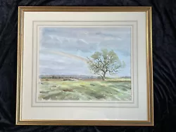 Buy Original Watercolour “Rutland Landscape With Rainbow” Signed W Tebbutt Art • 45£