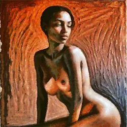 Buy Naked Black Women, Printable Wall Art, Abstract Painting, Printable Art, Drawing • 1.32£