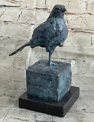 Buy Metal Pigeon Or Dove Bird Statue Figure Garden Yard Decor 100% Solid Bronze Sale • 157.25£