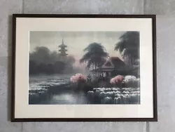 Buy K Seki Watercolour Painting Picture Signed Framed Japanese Japan • 199.95£