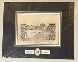 Buy Thomas Kinkade Yankee Stadium Black & White Sketch- Matted • 123.99£