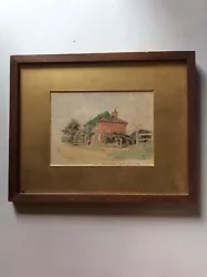 Buy Framed Antique Watercolour 'near Christchurch Park Ipswich' - W Farrow • 19.99£