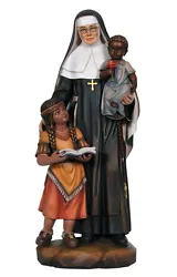 Buy Saint Katharine Drexel Statue Wood Carved • 13,497.44£