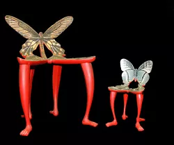 Buy Pedro Friedeberg Original Butterfly Chair Sculpture Painting Signed Art 2 Chairs • 2,909.79£
