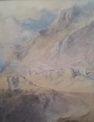 Buy George Arthur Fripp 1813-1896 Watercolour A Mountain Village Bonhams Provenance • 39£