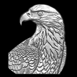 Buy Eagle Head Bird Sculpture Wall Hanging Plaque STL Files For CNC Router 3D Model • 2.32£