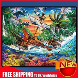 Buy Paint By Numbers Kit DIY Boat Oil Art Picture Craft Home Wall Decor (H1862) • 6.47£