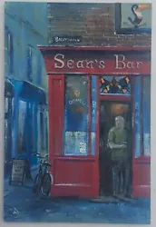 Buy Original Oil Painting William Jamison 6  X 4  Sean's Bar Irish Pub • 0.99£