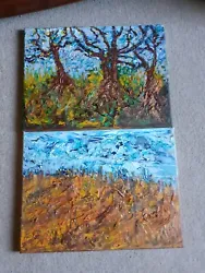 Buy Pair Of Oil On Canvas Painting  • 7£