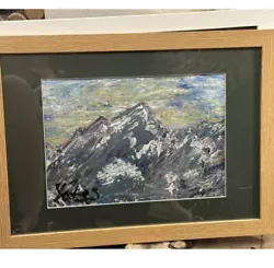 Buy Original Oil Painting By UK Artist            Ya-tes.  Mountain View • 75£