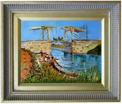 Buy Framed Van Gogh Women Washing Repro, Quality Hand Painted Oil Painting 8x10in • 107.45£