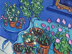 Buy Original Oil Painting “Flowers In My Garden”By Brian Pinnell • 58£