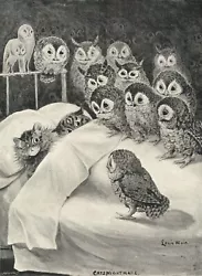 Buy Louis Wain : Cats Nightmare, Owls : Archival Quality Art Print  13x19 • 84.08£