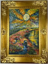 Buy Vincent Van Gogh (Handmade) Oil On Canvas Painting Framed Signed And Stamped • 947.23£