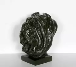 Buy Unknown Artist, Cane Corso Dog Bust, Bronze Sculpture With Patina • 5,977.50£