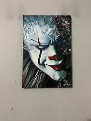 Buy IT Pennywise Clown Horror Art 12 X18 Pop Art Painting Chris Cargill • 33.45£