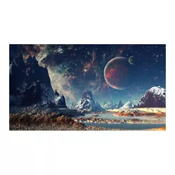 Buy Universe Stars Planets Landscape Canvas Painting Posters And Prints Space Exopla • 6.81£
