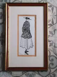 Buy As615 Pen & Ink Fashion Drawing Of An Art Deco Woman By Robert Polack 1889-1970 • 29.99£