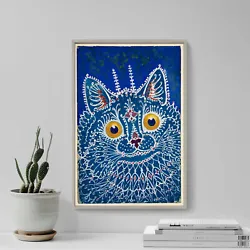 Buy Louis Wain - A Cat In Gothic Style (1925) - Painting Photo Poster Print Art Gift • 17.50£
