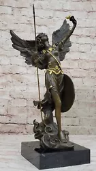 Buy Gilt Winged Victory Athena Nike Paris Louvre Bronze Statue Sculpture Art Deco • 188.97£