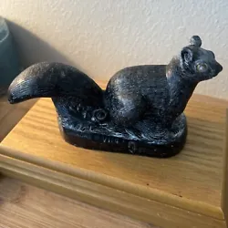Buy VTG Carving Soapstone Signed  Canada Figurine Squirrel By Wolf Originals • 29.09£