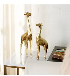 Buy CosmoLiving By Cosmopolitan Modern Polystone Giraffe Sculpture,  • 16.54£