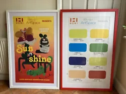 Buy Damien Hirst Paint Signed Authentic 2 Posters  Sunshine Art HENI Framed • 490£