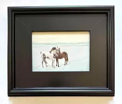 Buy Robert L Foster -Original Miniature Painting -Wild Horses -Small Gem 1960s/70s • 278.77£