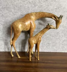 Buy Loet Vanderveen Bronze Giraffe #1590 / 1750 Figurine Sculpture Signed Limited Ed • 1,057.73£