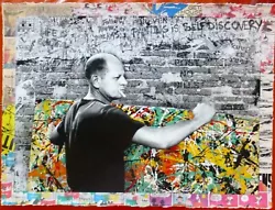 Buy Mr. Brainwash Self-Discovery Jackson Pollock Unique Mixed Media Hand Signed 1/1 • 5,354.96£
