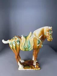 Buy Vintage Chinese Large Tang Dynasty Style War Horse • 31.49£