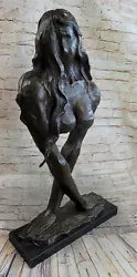 Buy Sensual Nude Woman Abstract Art Erotic Bronze Sculpture Figurine Statue • 552.35£