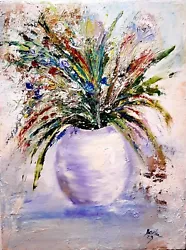 Buy Arleta Berta Art Original Painting Ming Vase • 420£