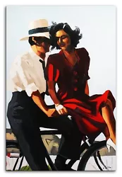 Buy Jack Vettriano - 90x60cm Oil Painting Hand Painted Canvas Signed Mural G93621 • 144.20£