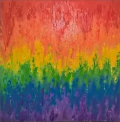 Buy Original Oil Painting :rainbow 7 • 290£