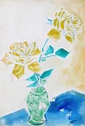 Buy Francis Dellgreen Paintings Art Gift Drawing Mixing Technique Roses Flowers • 2.15£