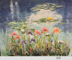 Buy FRAN MAIER American Impressionist 1921-   2022          Iris Pond  30  X 24  • 1,364.01£