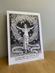 Buy A3 Poster - A Garland For Mayday - Walter Crane - 170g - Reproduction. • 4.99£