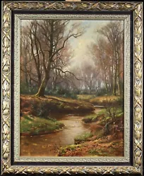 Buy Frederick Golden Short (1863-1936) Large Signed 1904 Oil Canvas - New Forest  • 23£