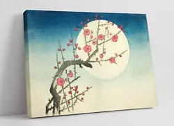 Buy Utagawa Hiroshige, Red Plum Branch Against Moon -canvas Artwork Picture Print • 14.99£