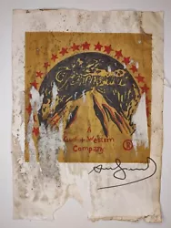 Buy Andy Warhol Painting Drawing Vintage Sketch Paper Signed Stamped • 83£