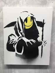 Buy Banksy, Spray Paint And Stencil On Canvas, WRONG WAR GRIM REAPER • 1£