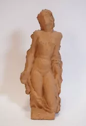 Buy Original Jakob Wilhelm Fehrle (1884-1974) Erotic Statuette Nude Bathing 25,5cm • 1,362.59£