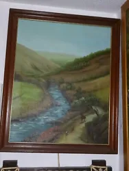Buy Oil Painting On Canvas Scottish Landscape  57 X 47 Cm • 29.99£